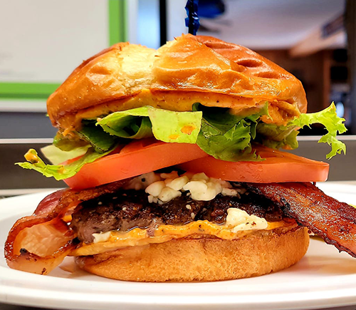 burger bacon